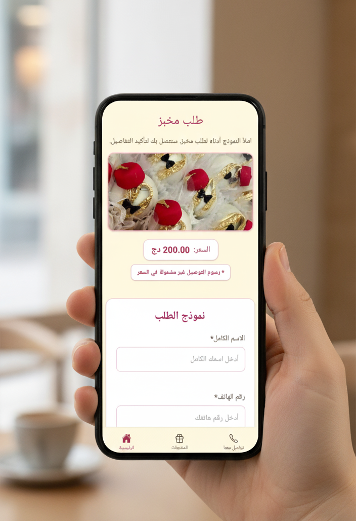 Application mobile pour artisans de gâteaux - 3